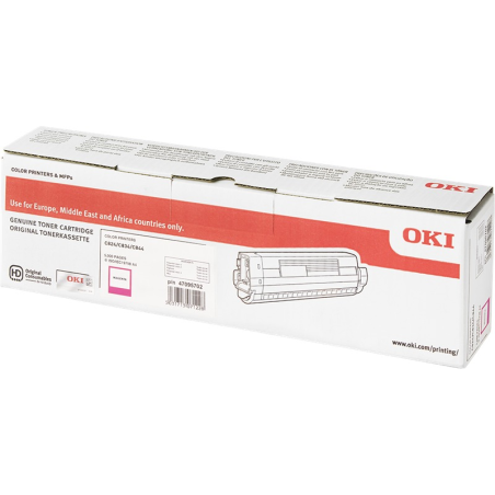 ✅ OKI toner 47095702 magenta couleur magenta en stock