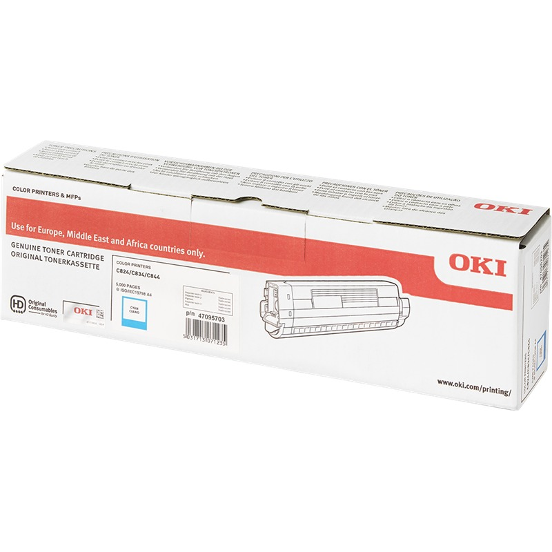 OKI toner 47095703 cyan