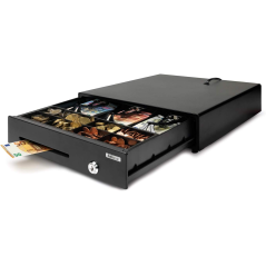 tiroir-caisse noir Safescan verrouillable