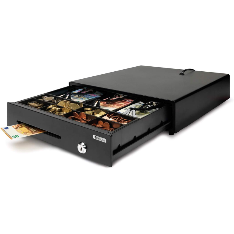 Tiroir-caisse Safescan LD-3336 - 8 compartiments pour pièces - 3 compartiments pour billets - jusqu'à 500 000 ouvertures Tiroir-caisse Safescan LD-3336 - 8 compartiments pour pièces - 3 compartiments pour billets - jusqu'à 500 000 ouvertures