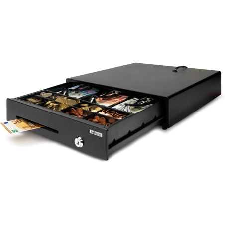 tiroir-caisse noir Safescan verrouillable