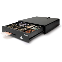 Tiroir-caisse Safescan LD-3336 - 8 compartiments pour pièces - 3 compartiments pour billets - jusqu'à 500 000 ouvertures