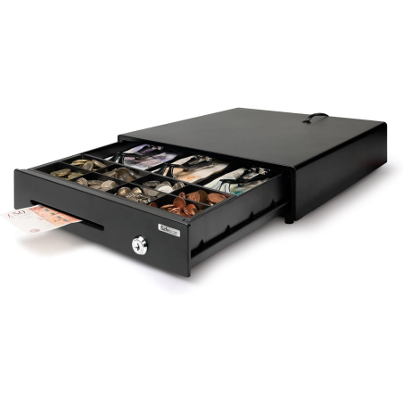 Tiroir-caisse Safescan LD-3336 - 8 compartiments pour pièces - 3 compartiments pour billets - jusqu'à 500 000 ouvertures