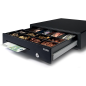 Tiroir-caisse Safescan SD-4141 - 8 compartiments pour pièces - 4 compartiments pour billets - jusqu'à 1 million d'ouvertures Tiroir-caisse Safescan SD-4141 - 8 compartiments pour pièces - 4 compartiments pour billets - jusqu'à 1 million d'ouvertures