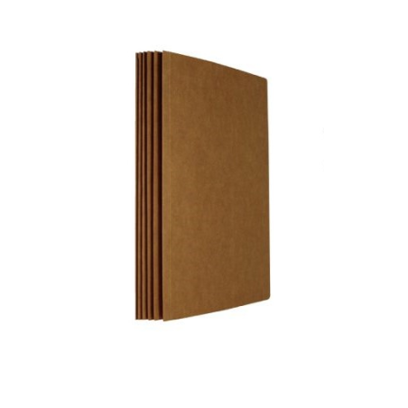 Mariola Pack de 50 sous-dossiers Kraft 200gr - Format Folio - Fente de Fixation - Coloris Marron