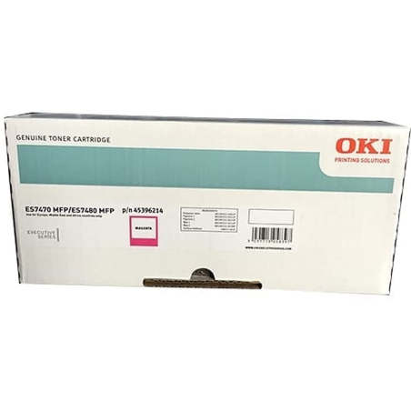 ✅ OKI Executive ES7470/ES7480 Cartouche de toner magenta d'origine - 45396214 couleur magenta en stock