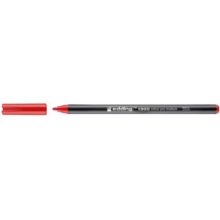 stylo marqueur Edding capuchon rouge