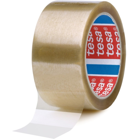 ✅ LOT de 6 Tesa 4089 Joint d'emballage 50 mm x 132 mètres – En polypropylène – Adhésif en caoutchouc natu en stock