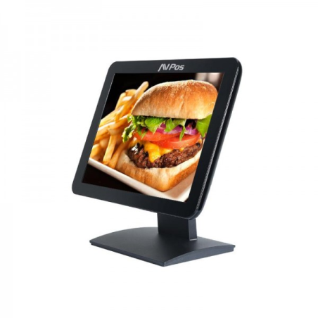 AVPos AVPos-T17 Moniteur tactile 17 pouces - Véritable écran capacitif plat 10 points - 1280x1024 - 400CD/M2 - VGA - Couleur