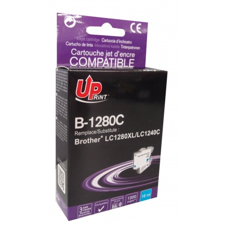 ✅ Cartouche encre UPrint compatible BROTHER LC-1280/LC-1240 cyan couleur cyan en stock