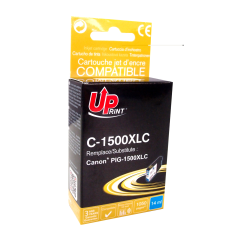 Cartouche encre UPrint compatible CANON PGI1500 XL cyan C