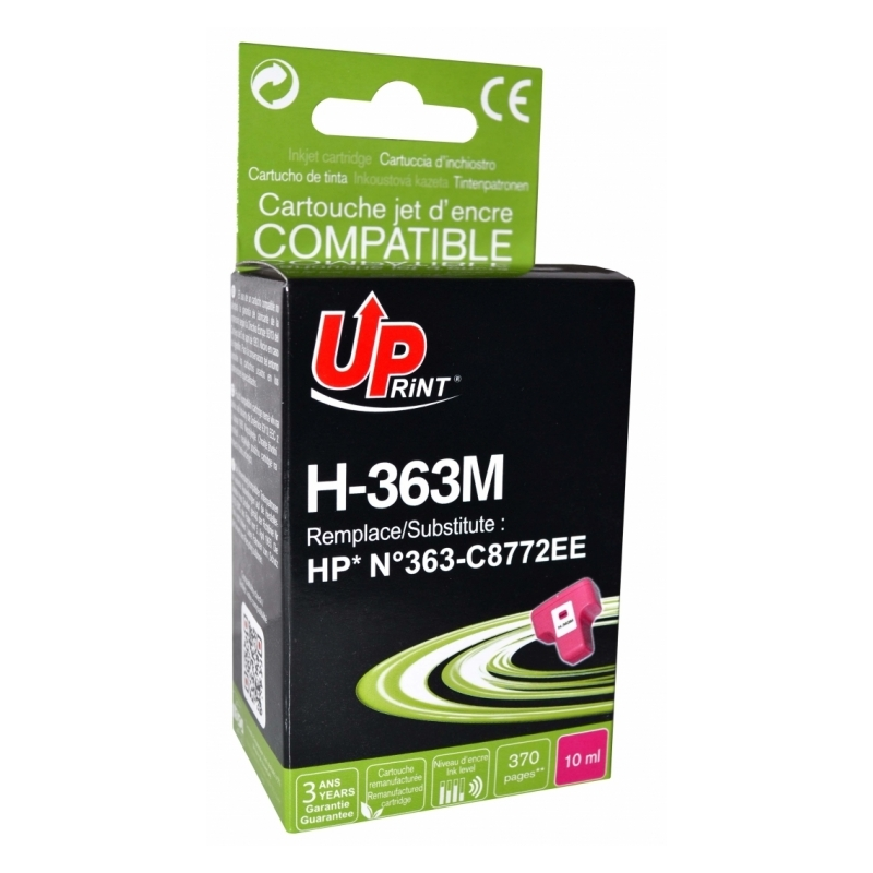 Cartouche encre UPrint compatible HP 363 magenta Cartouche encre UPrint compatible HP 363 magenta