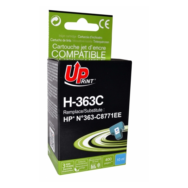 Cartouche encre UPrint compatible HP 363 cyan