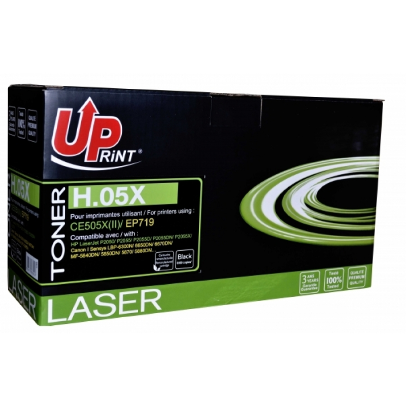 Toner UPrint compatible HP 05XL/719 noir