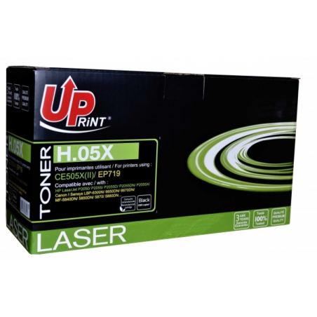 ✅ Toner UPrint compatible HP 05XL/719 noir couleur Noir en stock