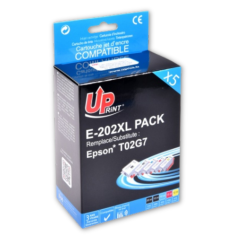 ✅ Pack UPrint compatible ESPON 202 XL, 5 cartouches couleur pack en stock