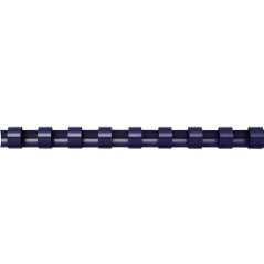 Fellowes Lot de 100 peignes en plastique 12 mm - Jusqu'à 80 feuilles - Facile à utiliser et flexible - Haute qualité - Couleur