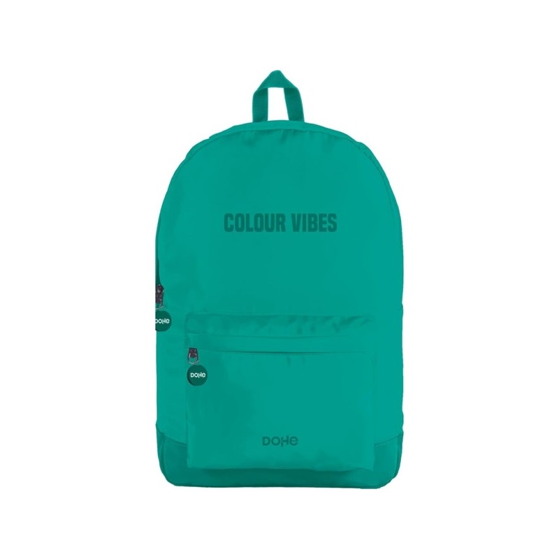 Sac à dos d'école Dohe Daypack Colour Vibes - Compartiments multiples - Poignée supérieure - Bretelles rembourrées et réglables