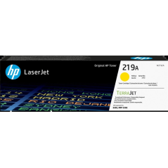 ✅ Cartouche de toner jaune authentique HP W2192A - 219A couleur jaune en stock