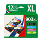 Pack 12 cartouches compatibles HP 903XL