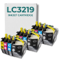 Pack 12 cartouches compatibles BROTHER LC3219 XL