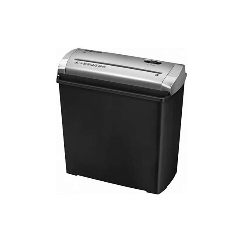 Fellowes Trito 2S Déchiqueteuse manuelle - Détruit jusqu'à 5 feuilles - 11 litres - Couleur noir/gris