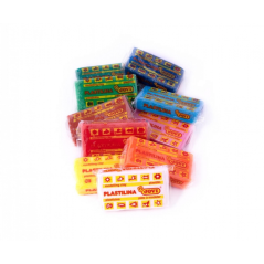 Jovi Pack de 10 Comprimés de Pâte à Modeler 50gr - 100% Végétale - Très Moulable - Ne Sèche Pas - Couleurs Miscibles - Couleurs