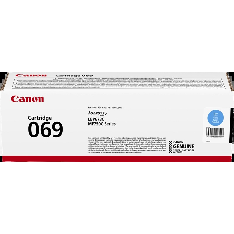 Canon toner 069 cyan (5093C002) Canon toner 069 cyan (5093C002)