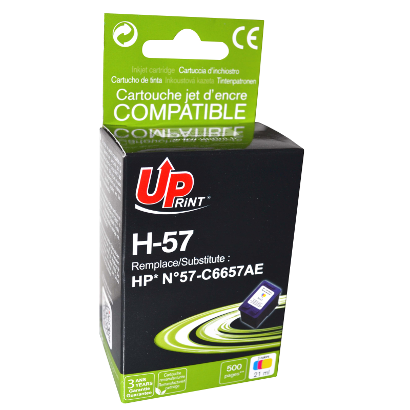Cartouche encre UPrint compatible HP 57 couleur