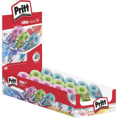 Présentoir rubans correcteurs Pritt colorés