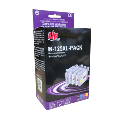 ✅ Pack UPrint compatible BROTHER LC-127XL/LC-125XL, 4 cartouches couleur pack en stock