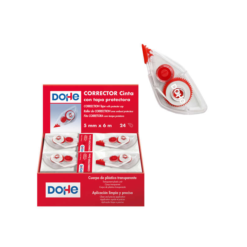 Lot de 24 rubans correcteurs Dohe corps plastique