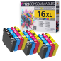 Pack 12 cartouches compatibles EPSON 16XL
