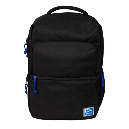 ✅ Sac à Dos Scolaire Oxford B-Ready - Bretelles Rembourrées et Ajustables - Taille 42x30x15cm - Couleur Noir c en stock