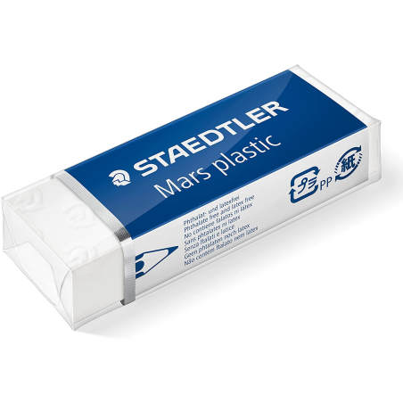 Gomme Staedtler Mars plastique bleue