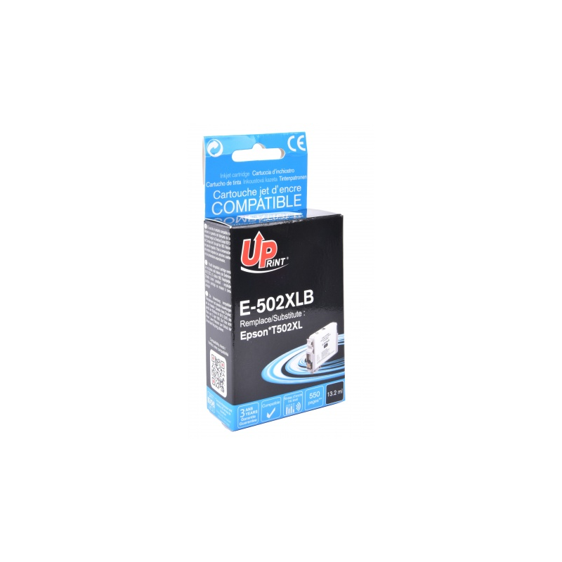 Cartouche encre UPrint compatible EPSON 502XL noir Cartouche encre UPrint compatible EPSON 502XL noir