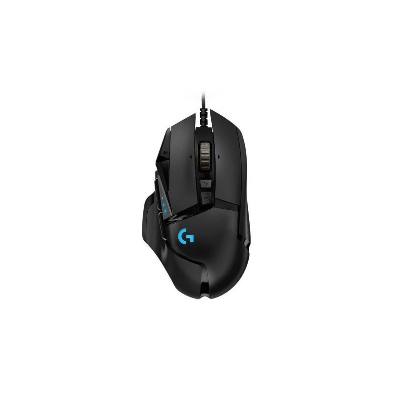 Logitech G502 Hero Souris USB 16000dpi - 10 Boutons Programmables - Éclairage LED - Droitier - Câble 2.10m - Couleur Noir