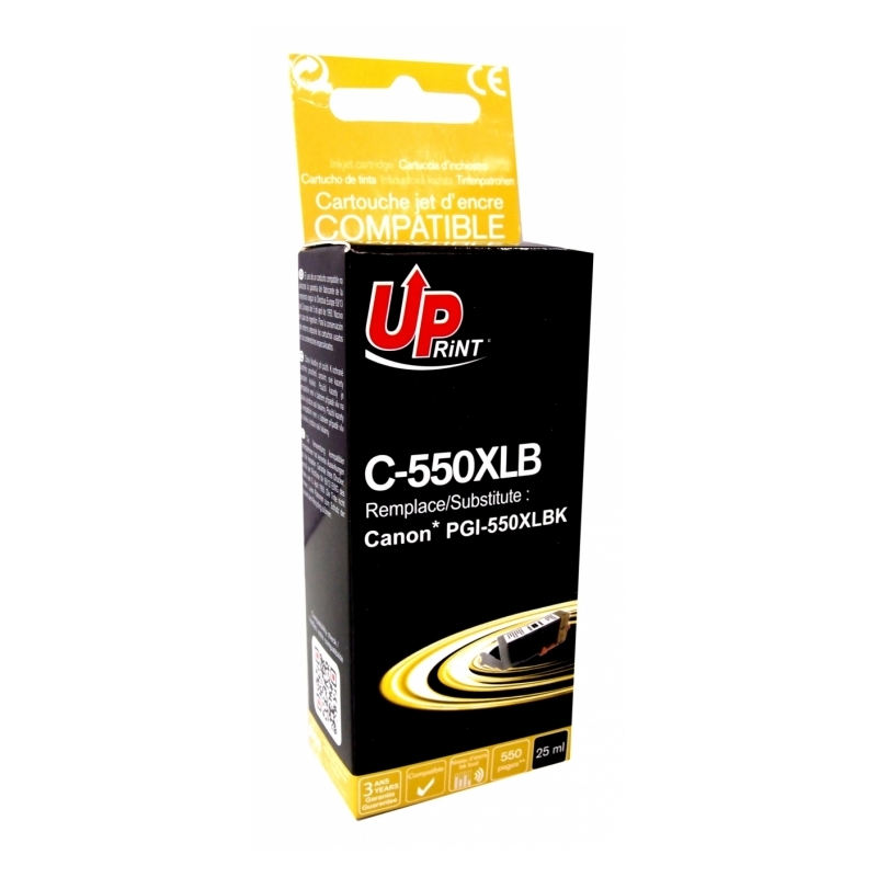 Cartouche encre UPrint compatible CANON PGI-550 XL noir Cartouche encre UPrint compatible CANON PGI-550 XL noir