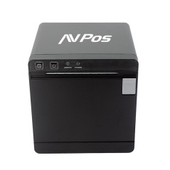 Imprimante thermique de tickets AVPos TC300 - Vitesse de 300 mm/s - Découpe automatique partielle - USB et LAN - Noir