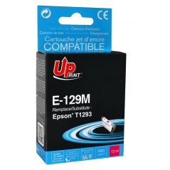 ✅ Cartouche encre UPrint compatible EPSON T129 XL magenta couleur magenta en stock