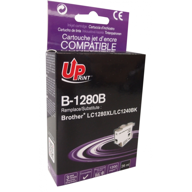 Cartouche encre UPrint compatible BROTHER LC-1280/LC-1240 noir Cartouche encre UPrint compatible BROTHER LC-1280/LC-1240 noir
