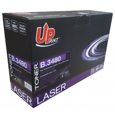 ✅ Toner UPrint compatible BROTHER TN3430/TN3480 XL noir couleur Noir en stock