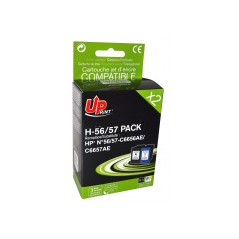 ✅ Pack UPrint compatible HP 56/HP 57 XL couleur pack en stock