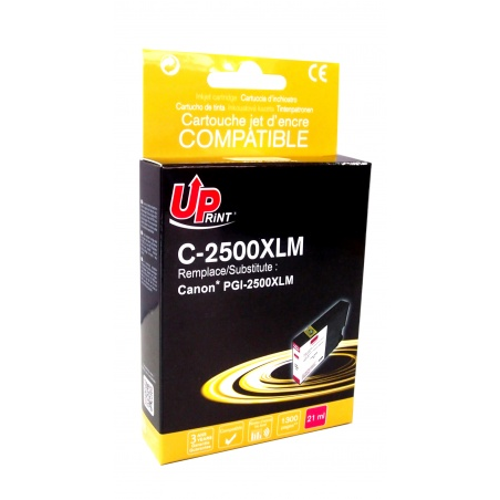 ✅ Cartouche encre UPrint compatible CANON PGI-2500XLM magenta couleur magenta en stock