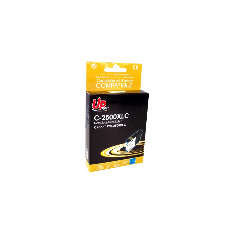 Cartouche encre UPrint compatible CANON PGI2500XLC cyan Cartouche encre UPrint compatible CANON PGI2500XLC cyan