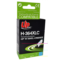✅ Cartouche encre UPrint compatible HP 364 XL Cyan couleur cyan en stock