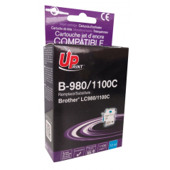 ✅ Cartouche encre UPrint compatible BROTHER LC-980/LC-1100C cyan couleur cyan en stock
