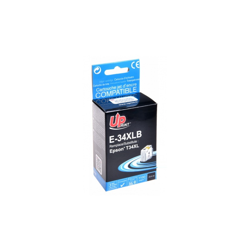 Cartouche encre UPrint compatible EPSON 34XL noire