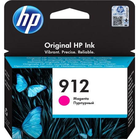 ✅ HP Cartouche encre 912 (3YL78AE) magenta couleur magenta en stock