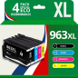 Pack 4 cartouches compatible avec HP 963XL Pack 4 cartouches compatible avec HP 963XL
